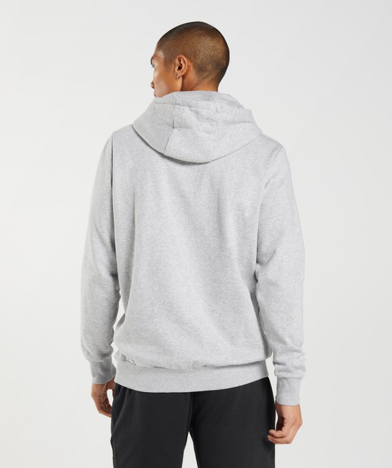 Gymshark Block Hoodie Herren Hellgrau | 71089GLYD