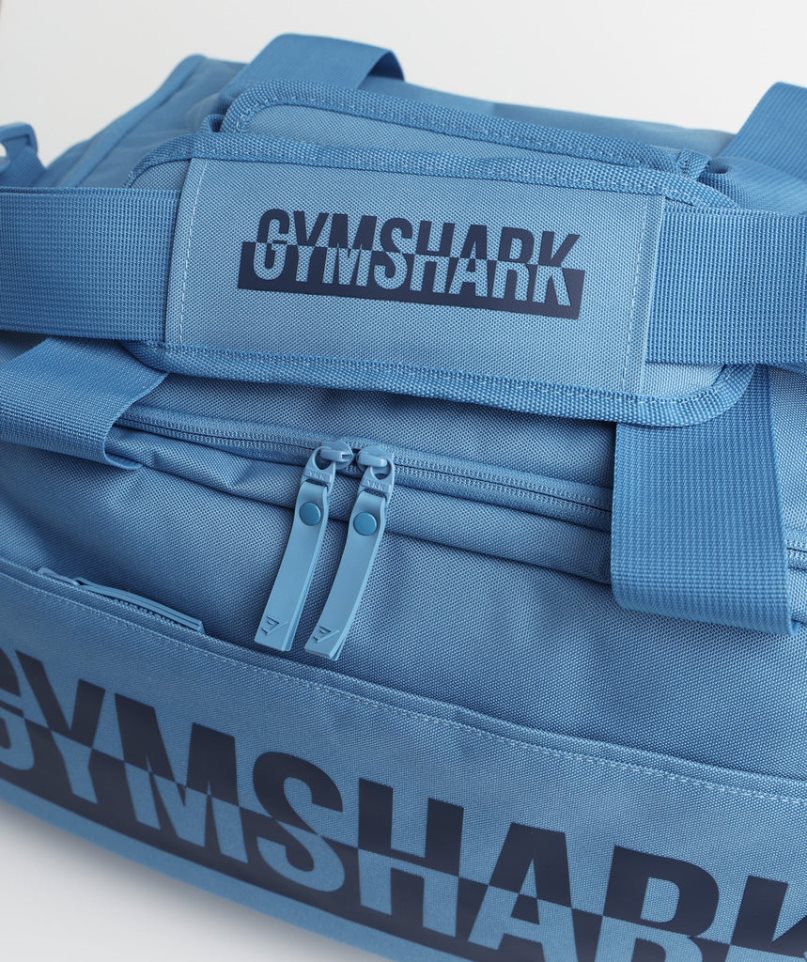 Gymshark Bold Gym Sporttaschen Blau | 23574TAYL