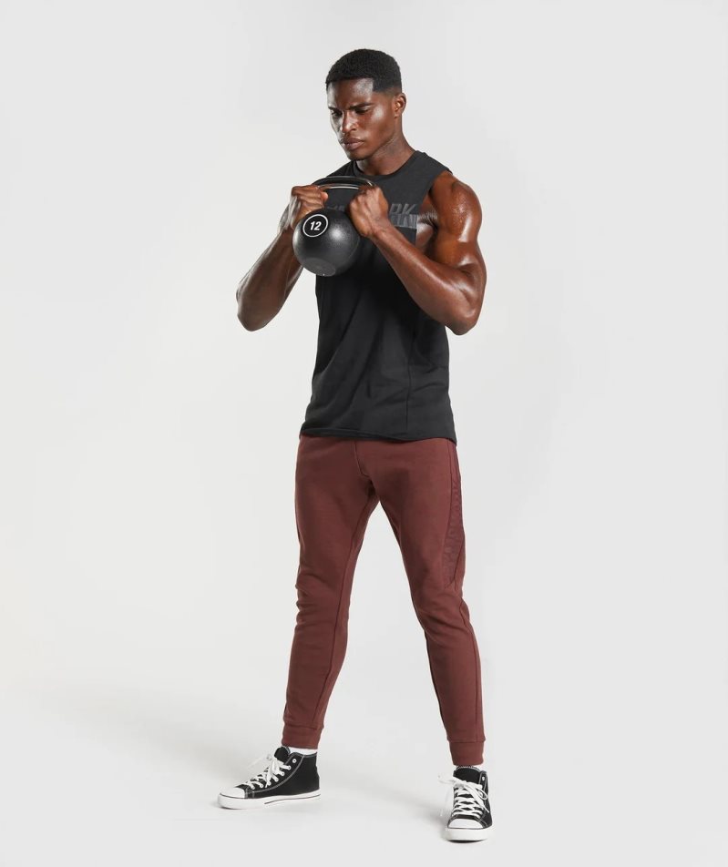 Gymshark Bold React Jogginghose Herren Braun | 47359OSBG