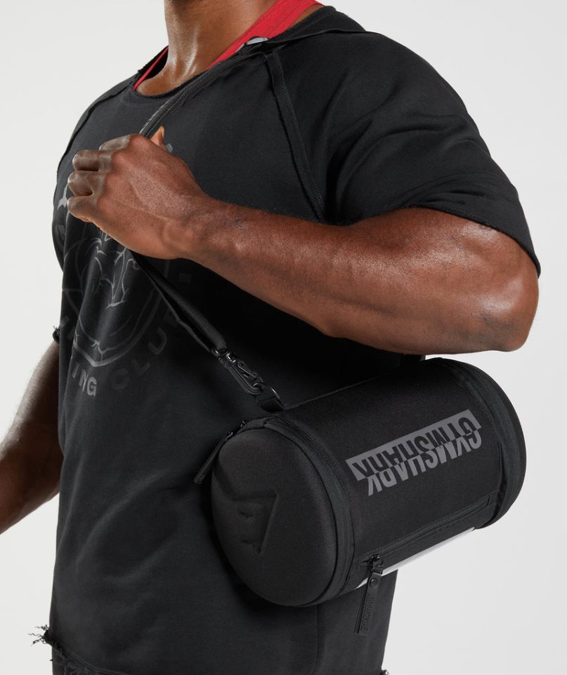 Gymshark Bold Schultertaschen Schwarz | 87601TEOJ