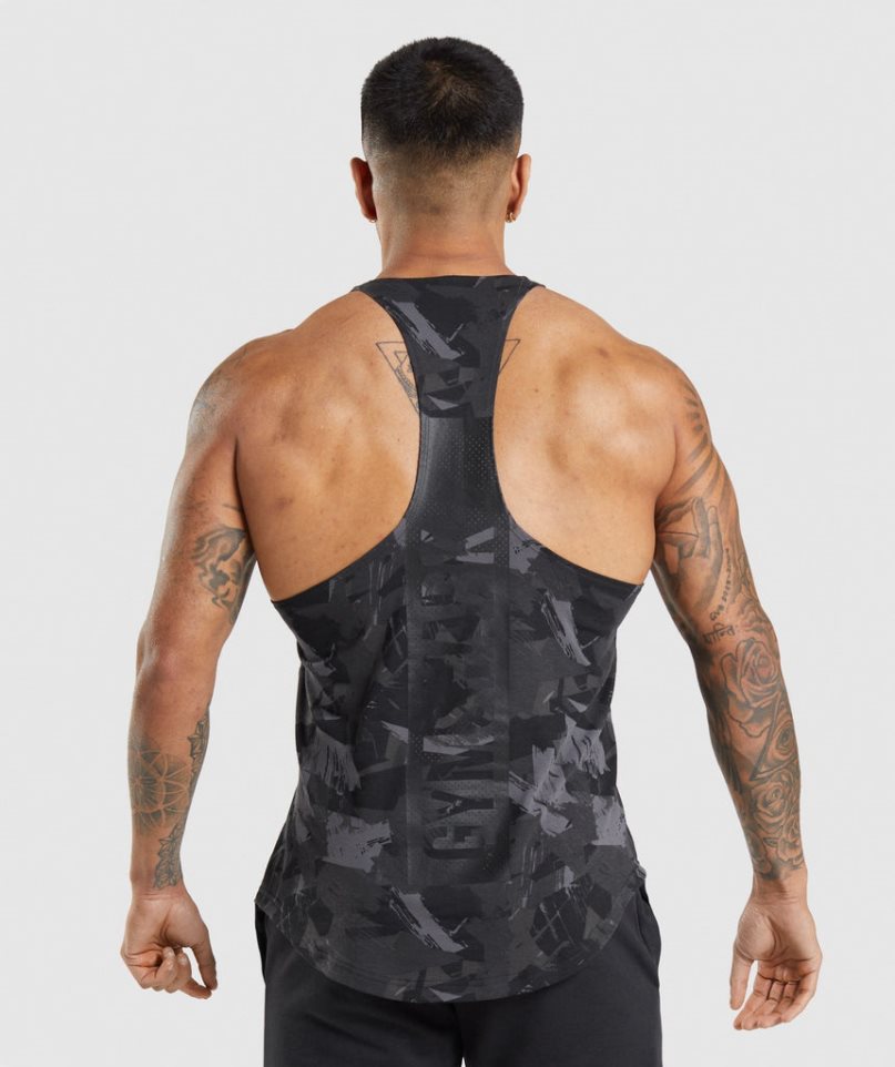 Gymshark Bold Stringer Muskelshirt Herren Camouflage | 41592UGKP