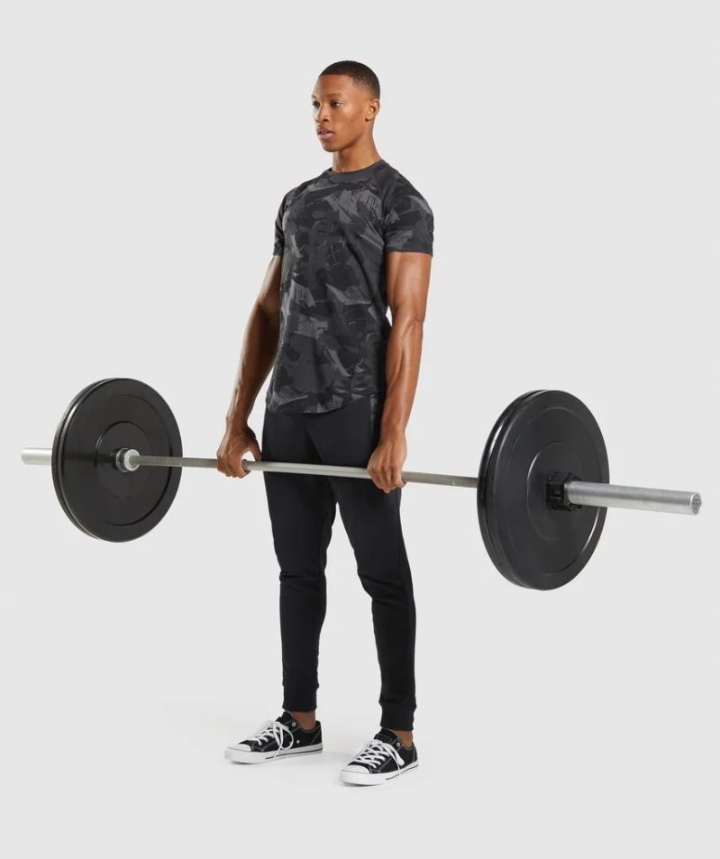 Gymshark Bold T-shirts Herren Camouflage | 93056TUFD