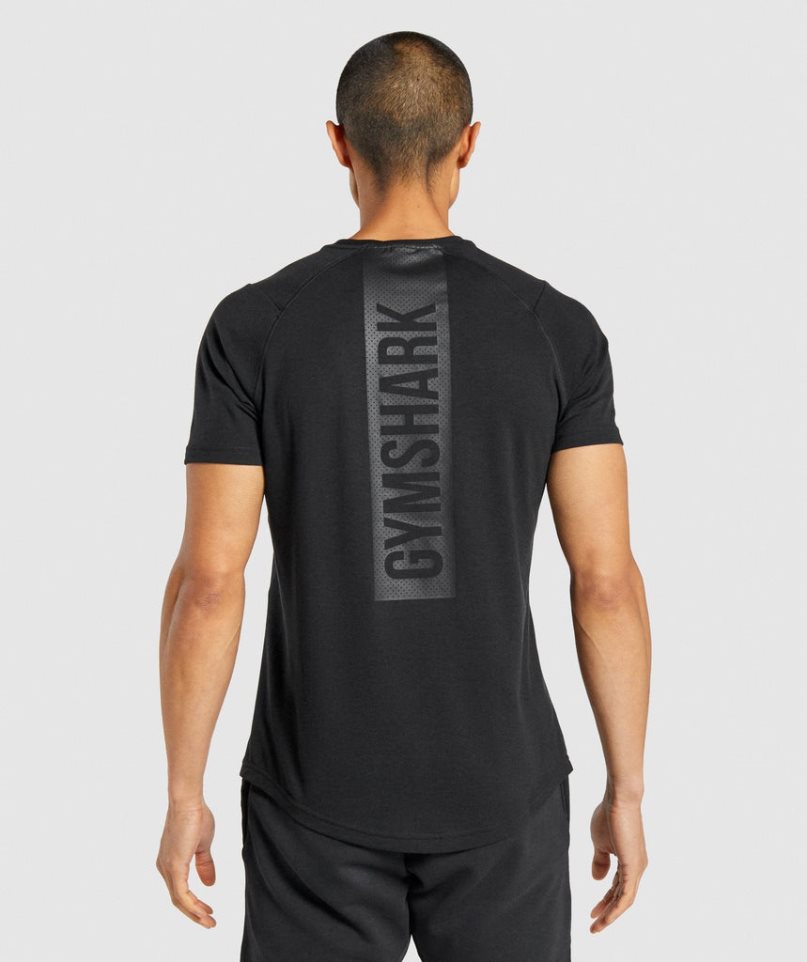 Gymshark Bold T-shirts Herren Schwarz | 92068EFYX