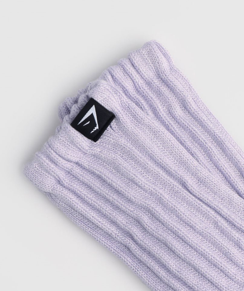 Gymshark Comfy Rest Day Socken Helllila | 02865TZHS