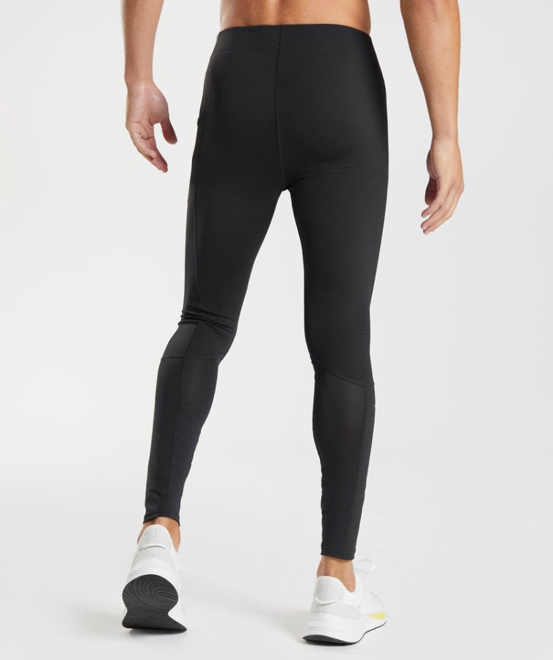 Gymshark Control Baselayer Leggings Herren Schwarz | 13280UVGF