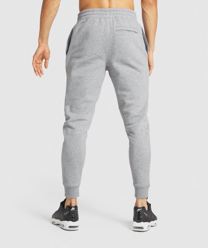 Gymshark Crest Jogginghose Herren Grau | 24180OMSP