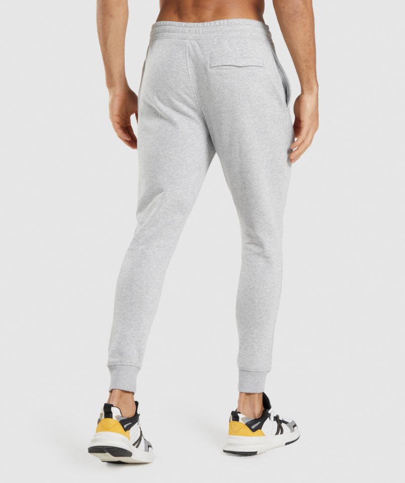 Gymshark Crest Jogginghose Herren Hellgrau | 24519YWJF