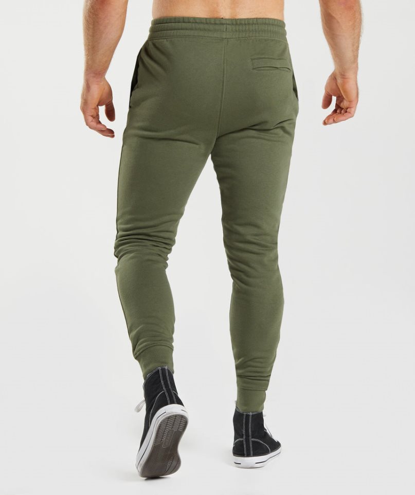 Gymshark Crest Jogginghose Herren Olivgrün | 18957WJYH