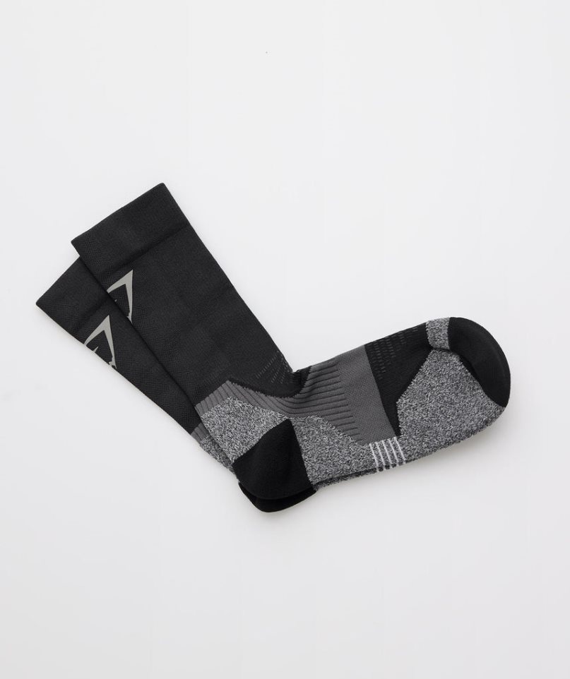 Gymshark Crew Performance Socken Schwarz | 15628GOIB