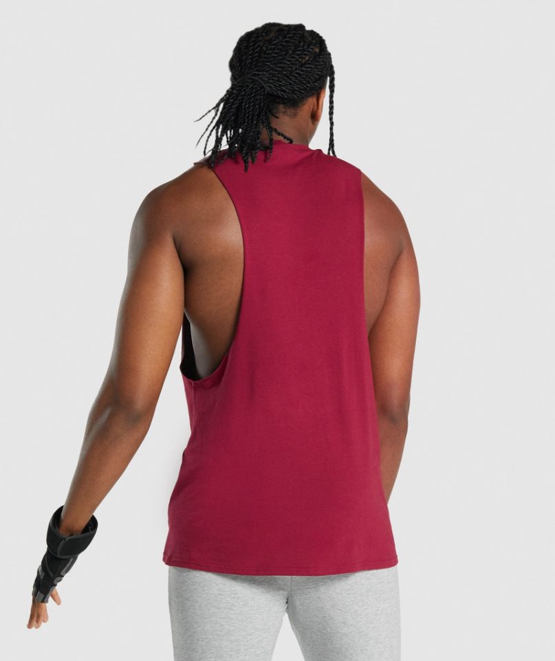 Gymshark Critical 2.0 Drop Arm Muskelshirt Herren Fuchsie | 65289EXTA