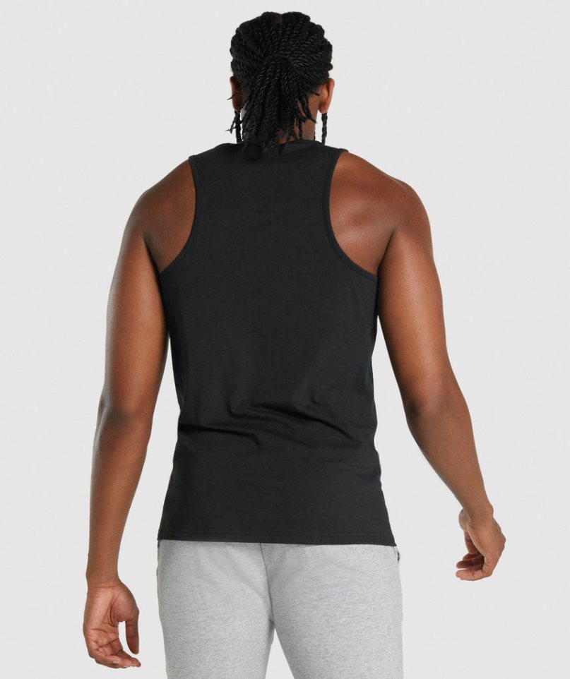 Gymshark Critical 2.0 Muskelshirt Herren Schwarz | 15097ZUET