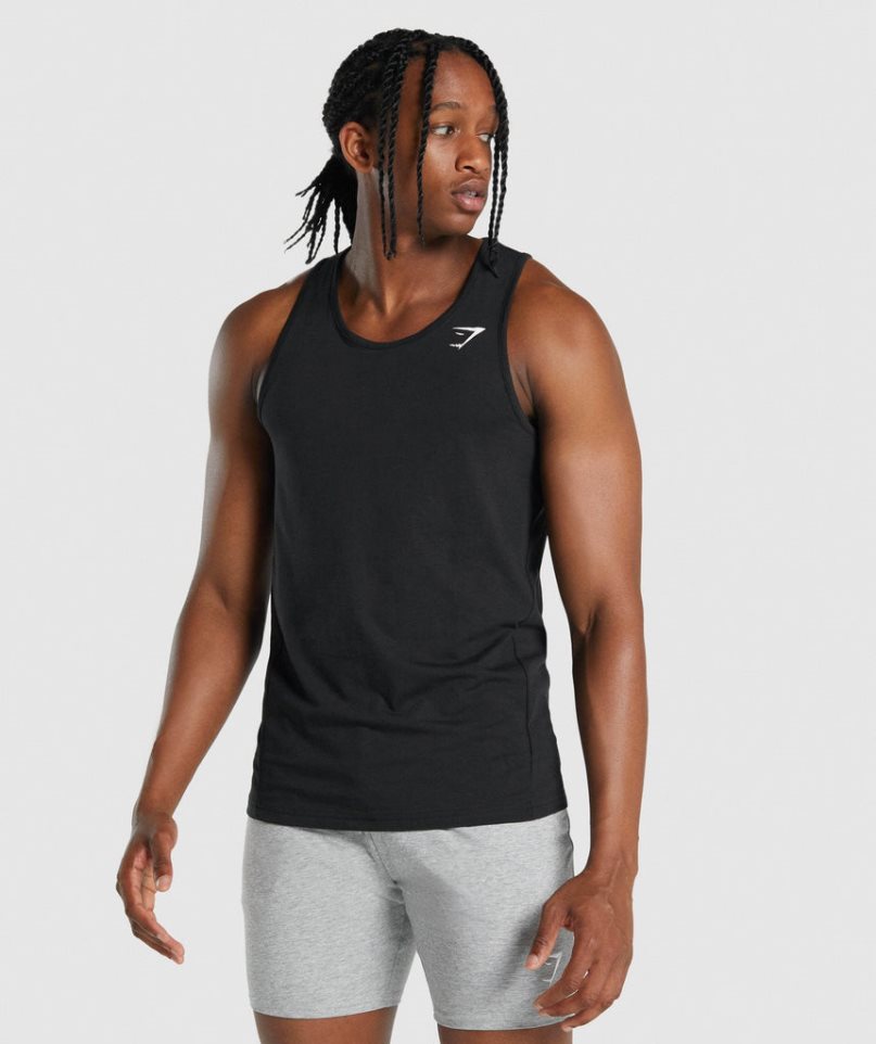 Gymshark Critical 2.0 Muskelshirt Herren Schwarz | 15097ZUET