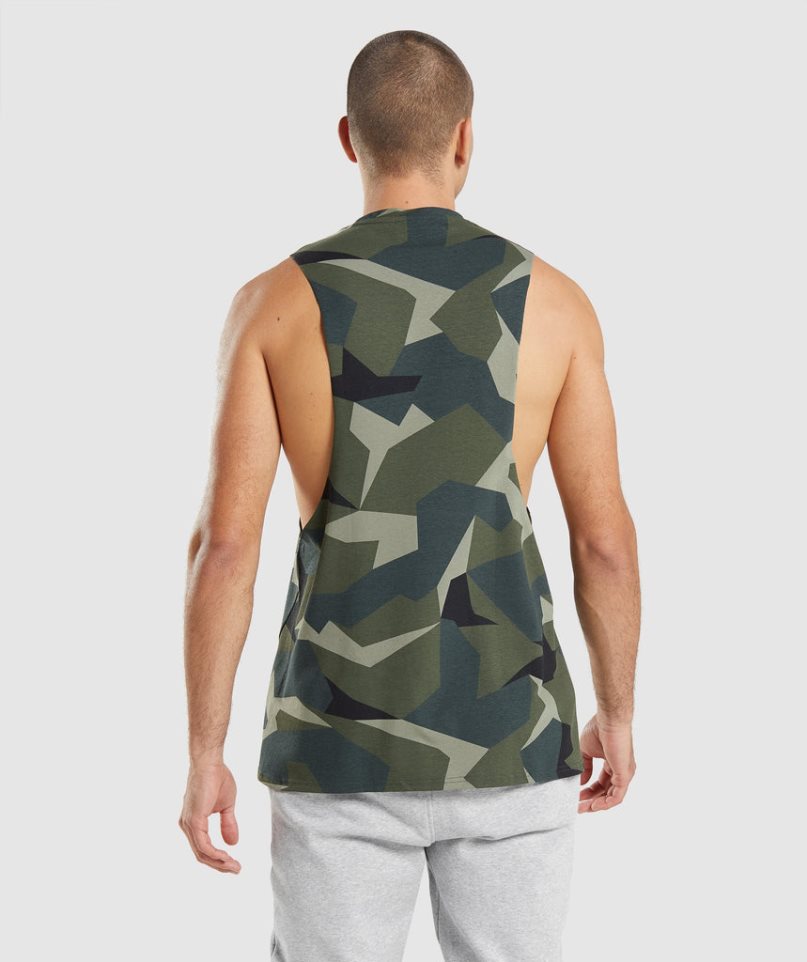 Gymshark Critical Drop Arm Muskelshirt Herren Camouflage | 29684JNXQ