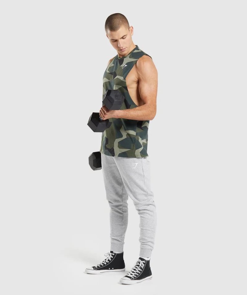 Gymshark Critical Drop Arm Muskelshirt Herren Camouflage | 29684JNXQ