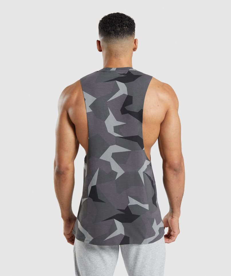 Gymshark Critical Drop Arm Muskelshirt Herren Camouflage | 68457SVPO