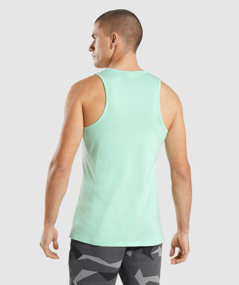 Gymshark Critical Muskelshirt Herren Mintfarben | 21463SQBA