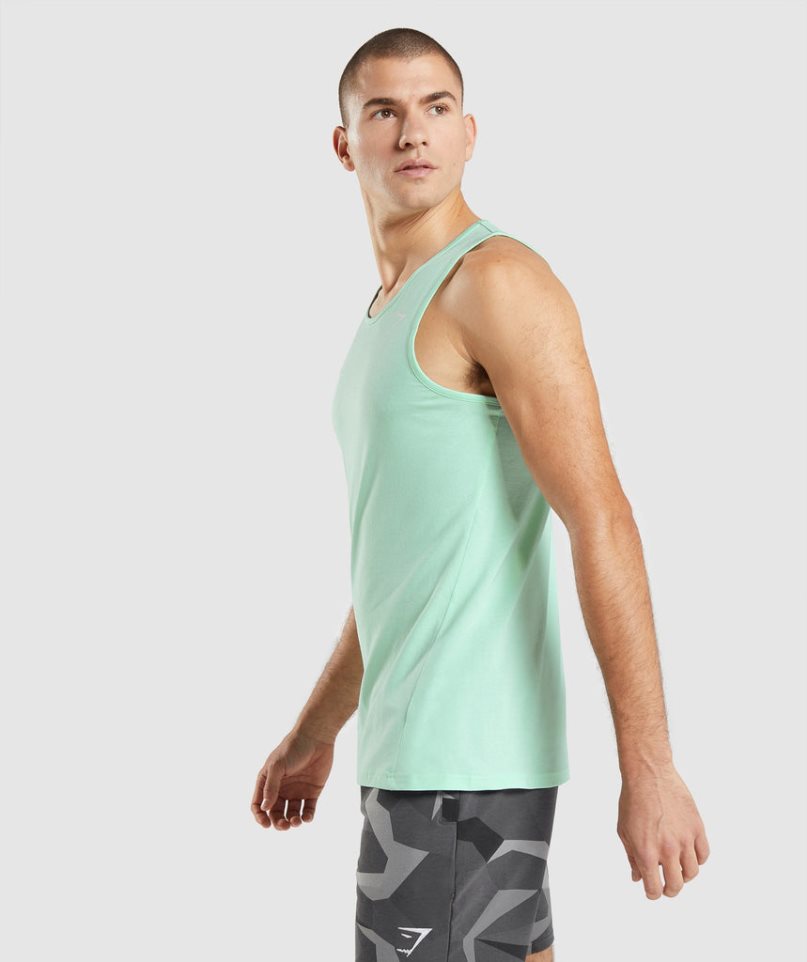 Gymshark Critical Muskelshirt Herren Mintfarben | 21463SQBA