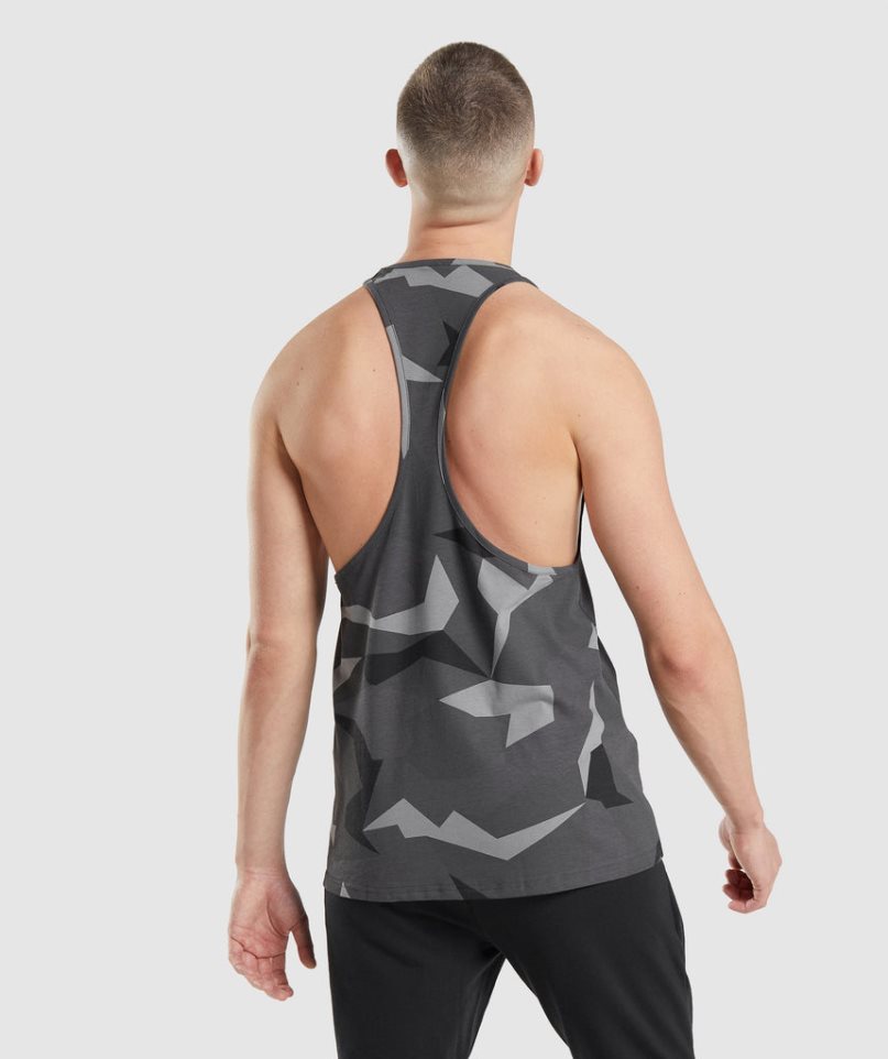 Gymshark Critical Stringer Muskelshirt Herren Camouflage | 17563MDUZ