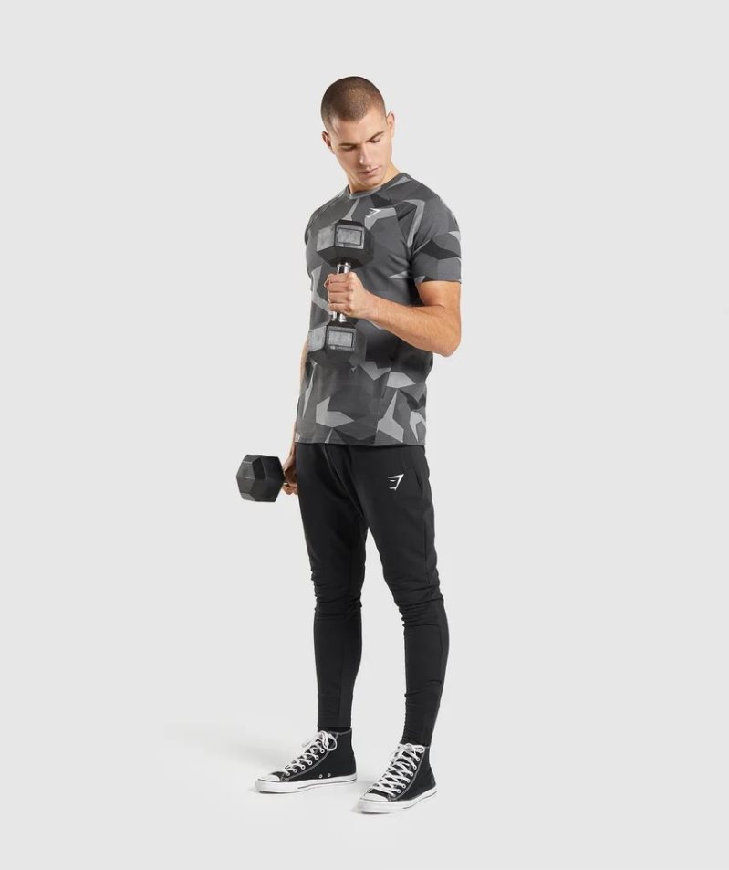 Gymshark Critical T-shirts Herren Camouflage | 35906PNHM