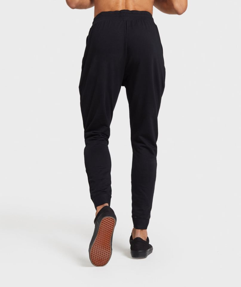 Gymshark Critical Zip Jogginghose Herren Schwarz | 43695XLAZ