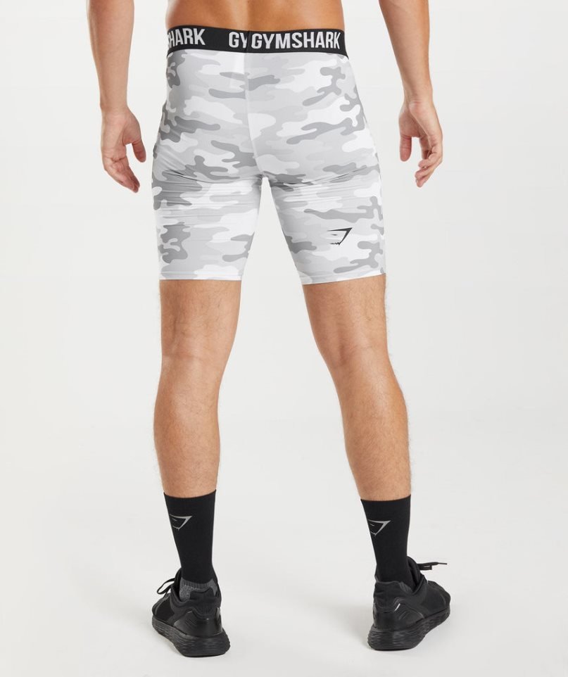 Gymshark Element Baselayer Kurze Hose Herren Camouflage | 01296TFNX