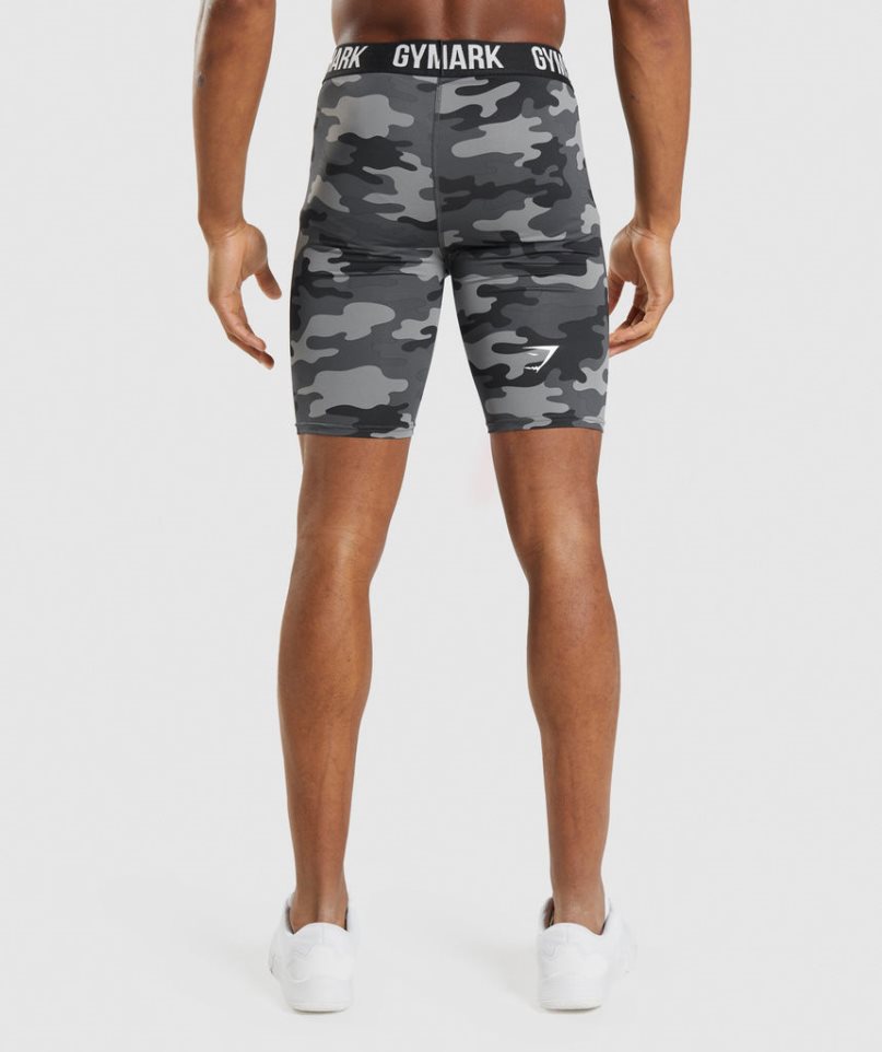 Gymshark Element Baselayer Kurze Hose Herren Camouflage | 26538AFKI