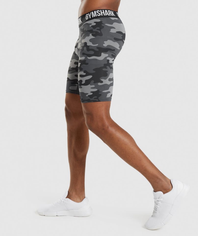 Gymshark Element Baselayer Kurze Hose Herren Camouflage | 26538AFKI