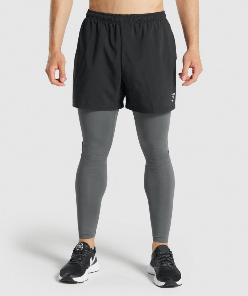 Gymshark Element Baselayer Leggings Herren Grau | 40576TJOV