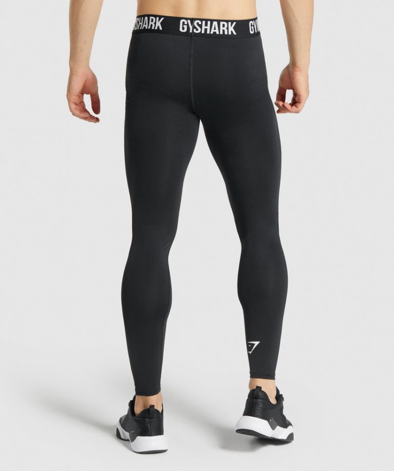 Gymshark Element Baselayer Leggings Herren Schwarz | 41735IMOL