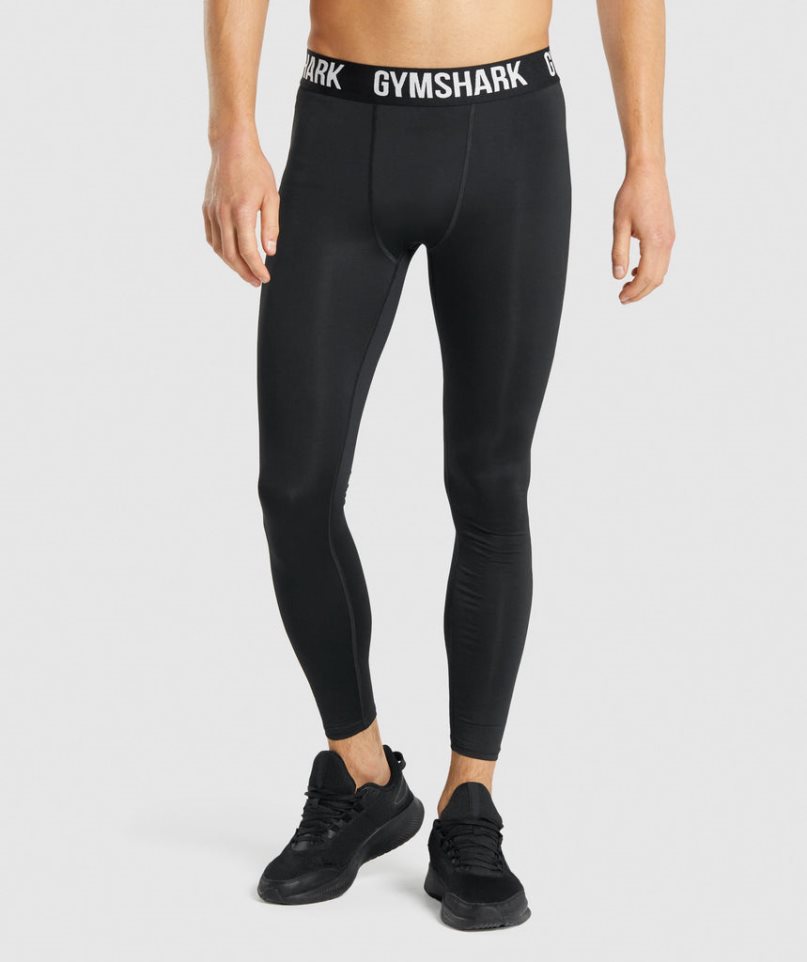 Gymshark Element Baselayer Leggings Herren Schwarz | 41735IMOL