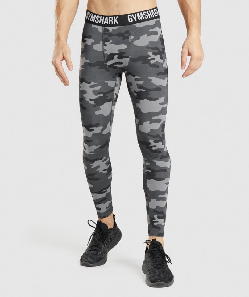 Gymshark Element Baselayer Leggings Herren Camouflage | 54086OIHP