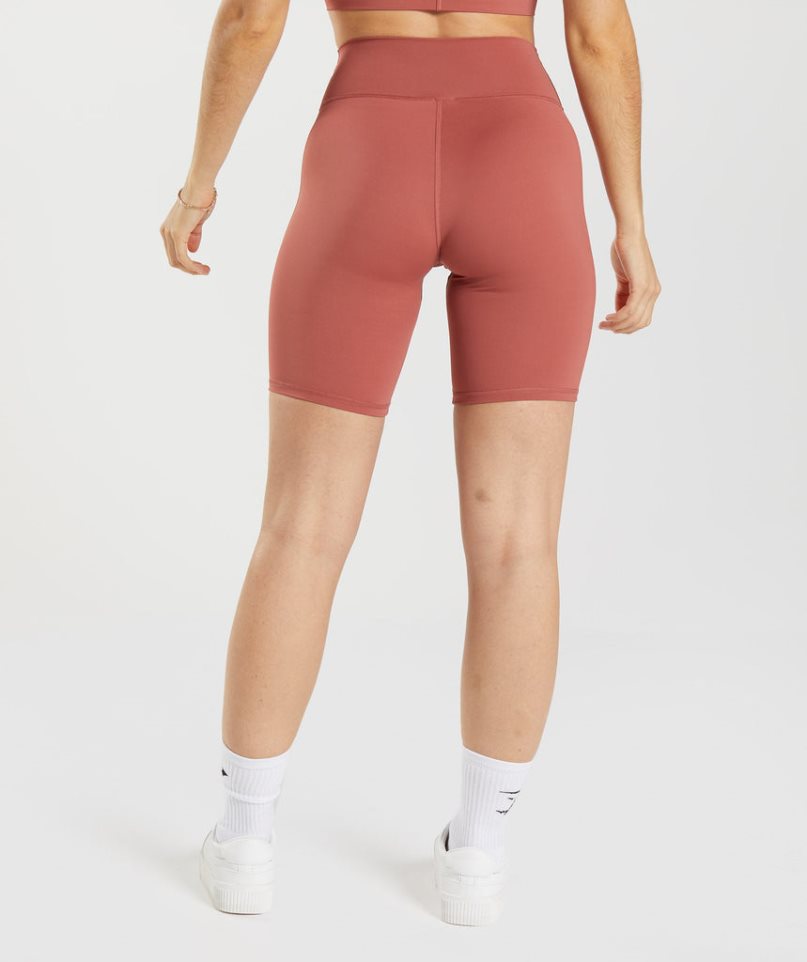 Gymshark Elevate Cycling Kurze Hose Damen Braun | 94073JMBP