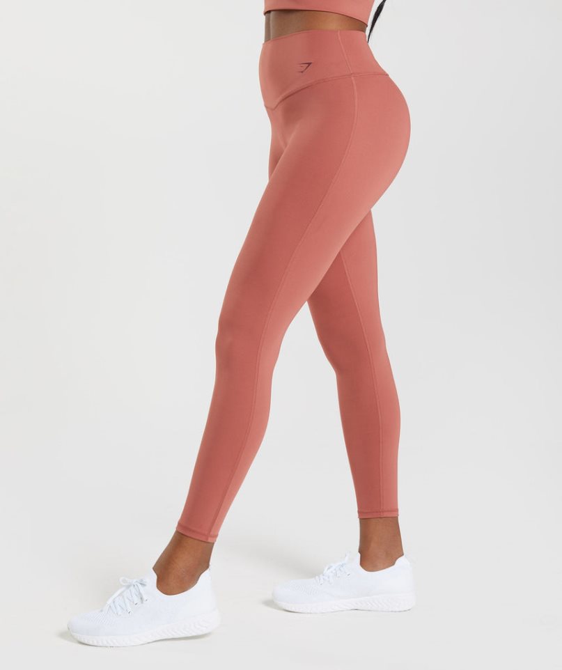 Gymshark Elevate Leggings Damen Koralle | 52938WLVM