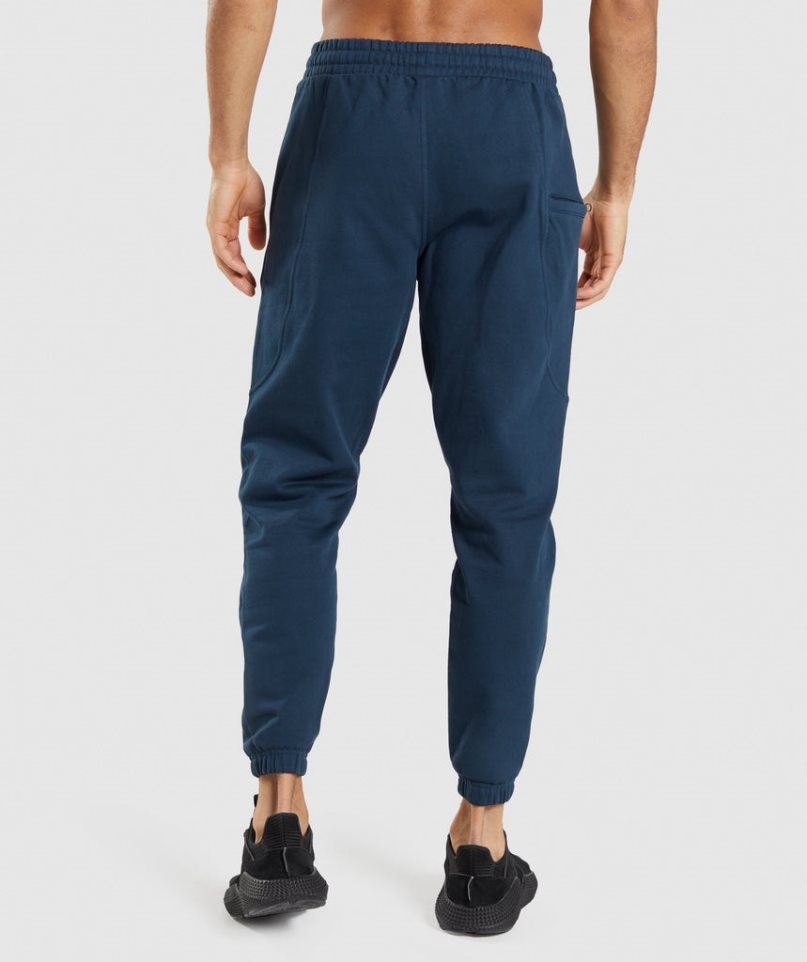 Gymshark Essential Jogginghose Herren Navy | 32684PAHO