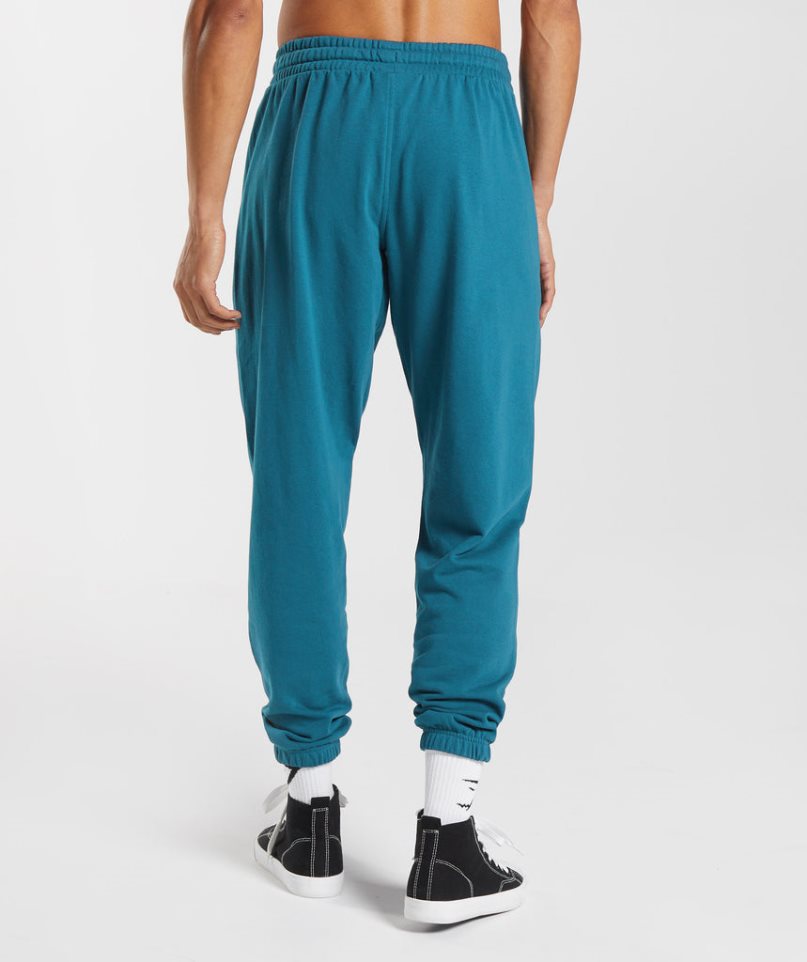 Gymshark Essential Oversized Jogginghose Herren Blau | 24158SVBU