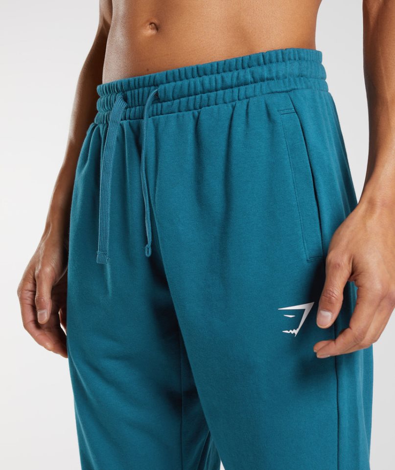 Gymshark Essential Oversized Jogginghose Herren Blau | 24158SVBU