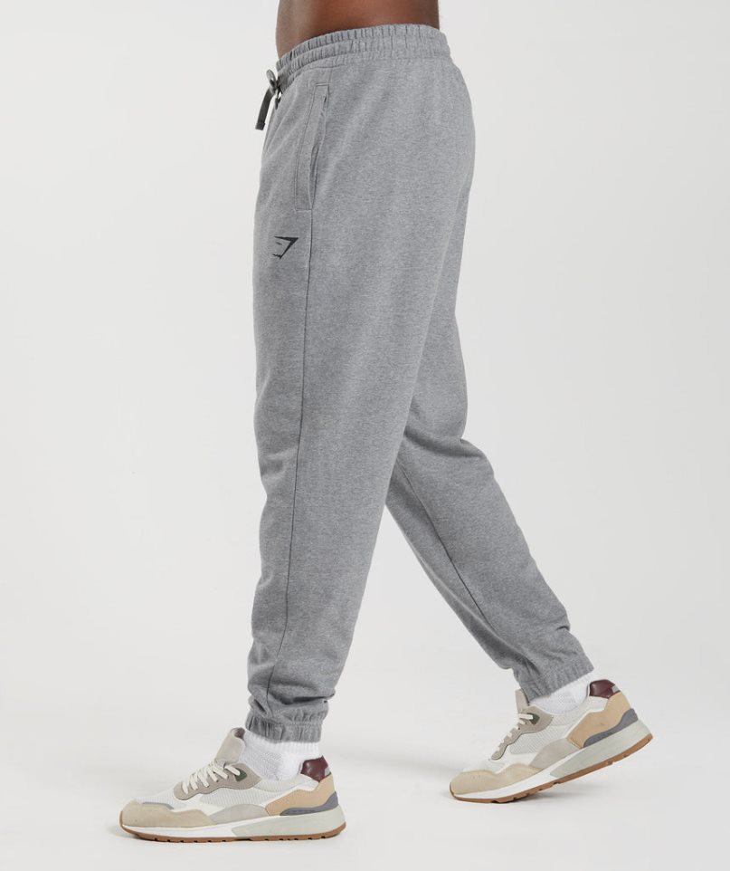 Gymshark Essential Oversized Jogginghose Herren Grau | 47160WLPM