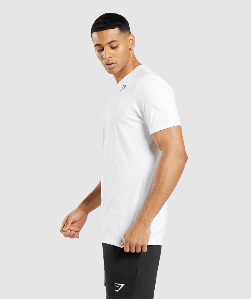 Gymshark Essential T-shirts Herren Weiß | 05326FORL