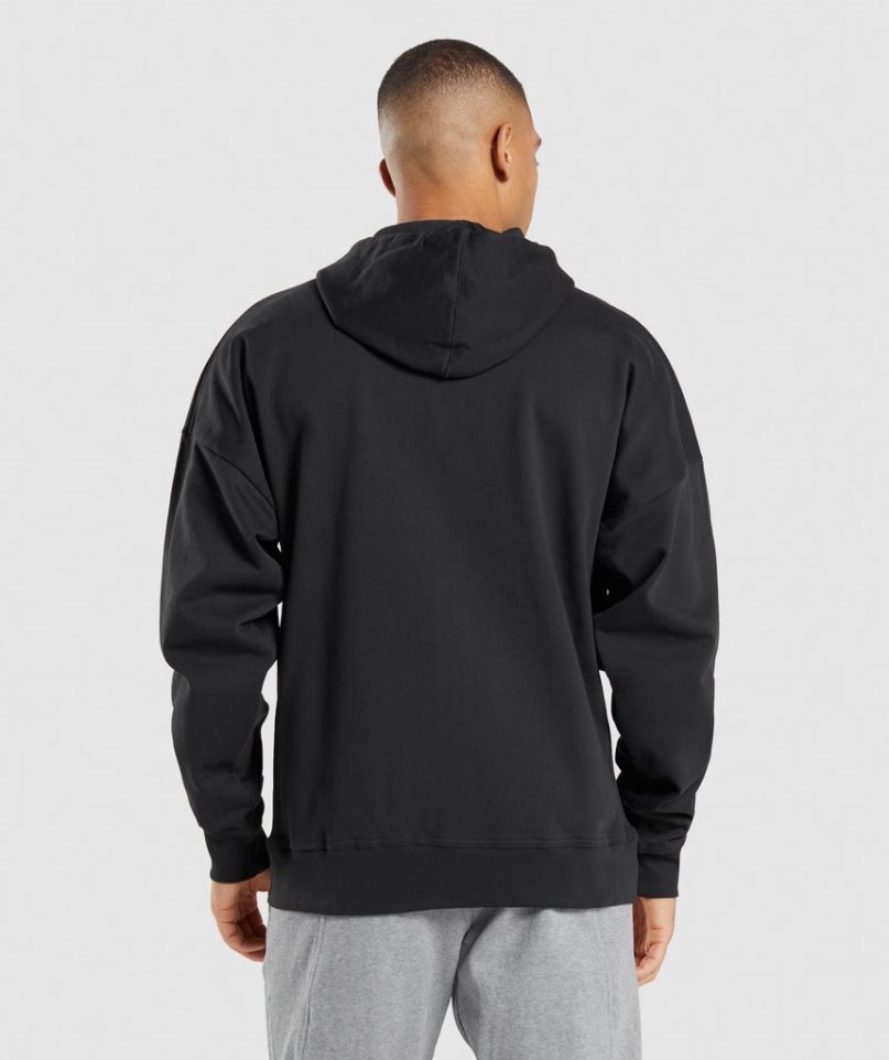 Gymshark Essential Zip Up Hoodie Herren Schwarz | 14908CQOB