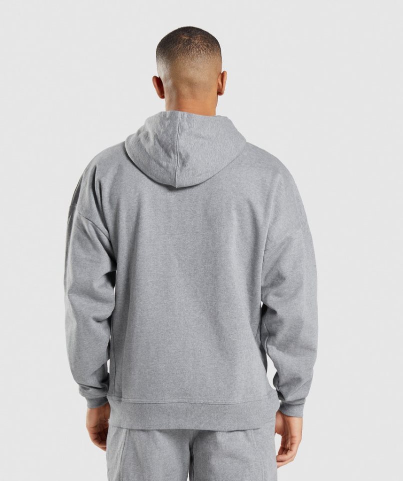 Gymshark Essential Zip Up Hoodie Herren Grau | 75840PKAF