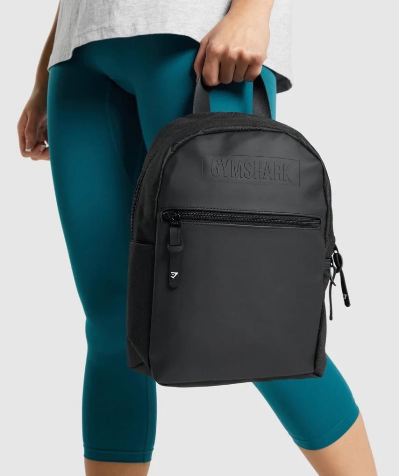 Gymshark Everyday Mini Rucksäcke Schwarz | 58417CVUK