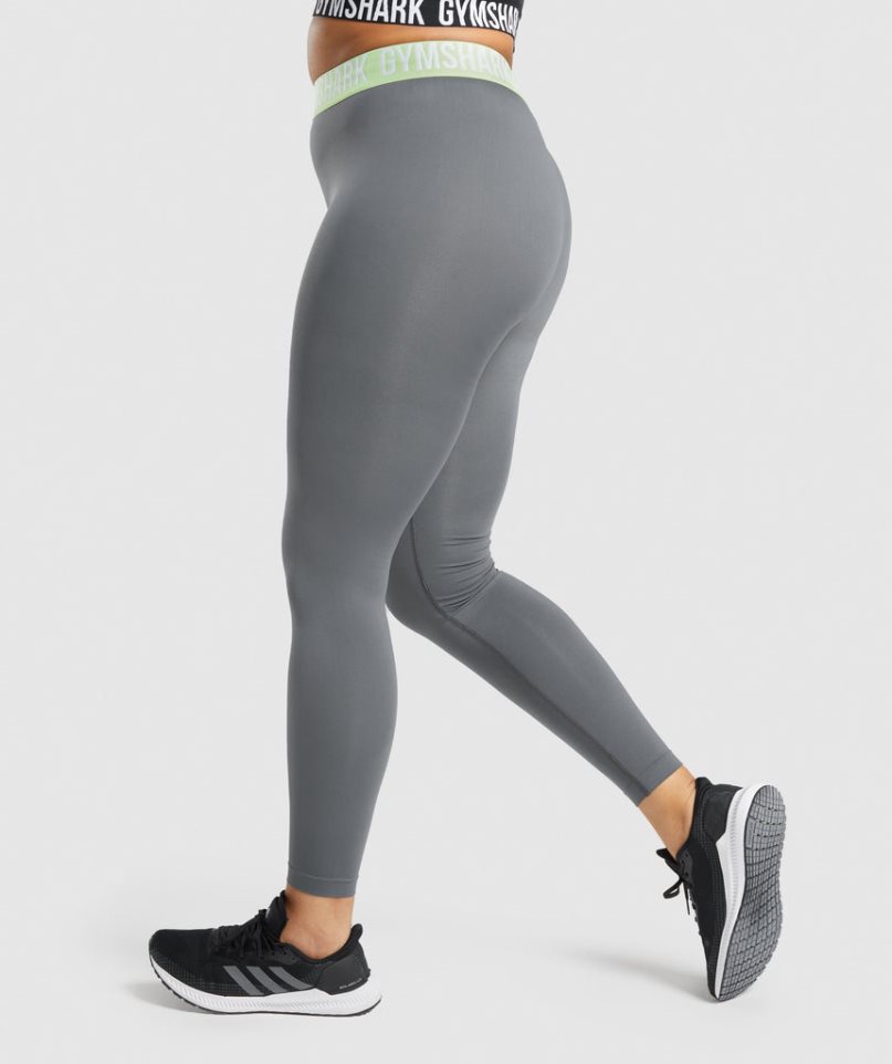 Gymshark Fit Seamless Leggings Damen Grau | 79350VSUD