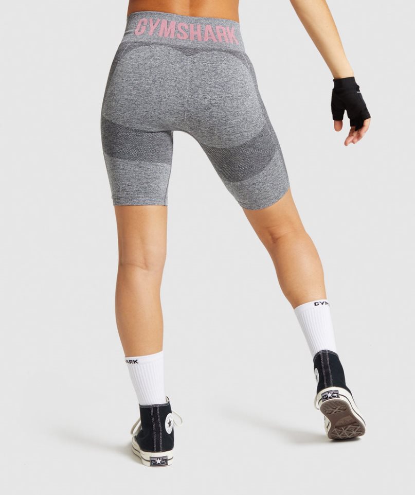 Gymshark Flex Cycling Kurze Hose Damen Grau | 47265ISDO