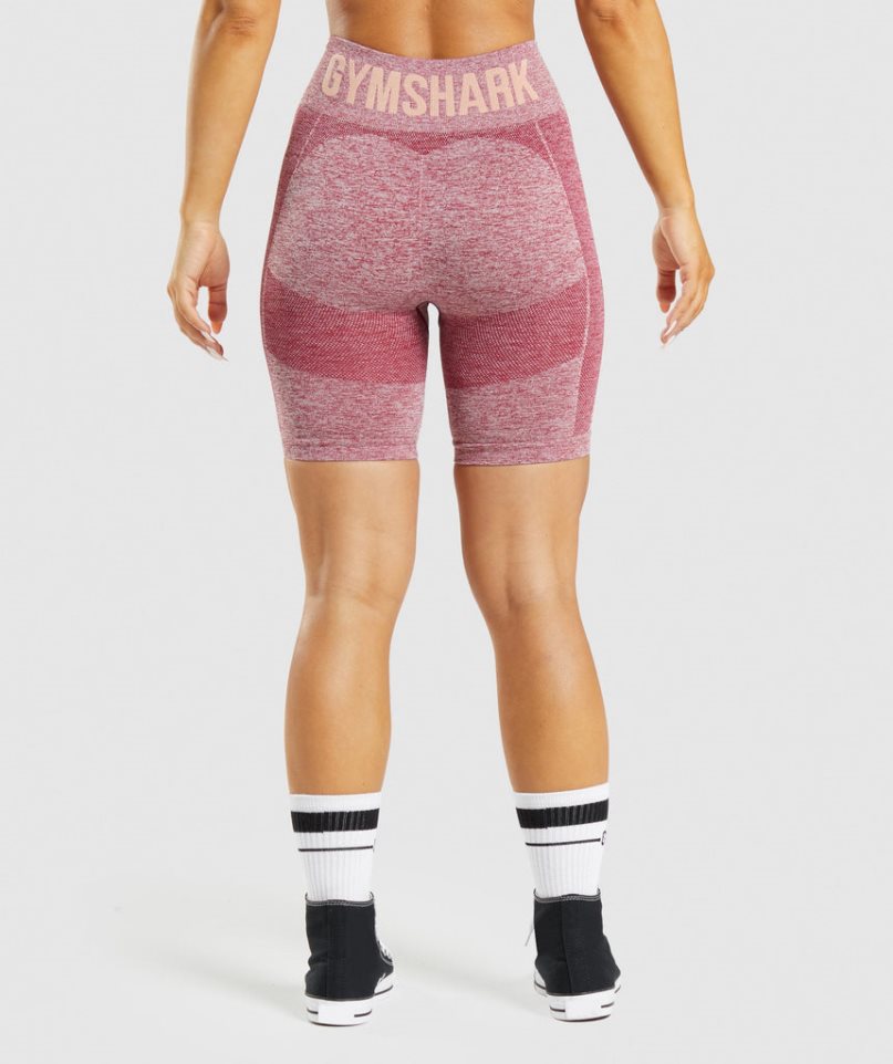 Gymshark Flex Cycling Kurze Hose Damen Rosa | 46987XEGY