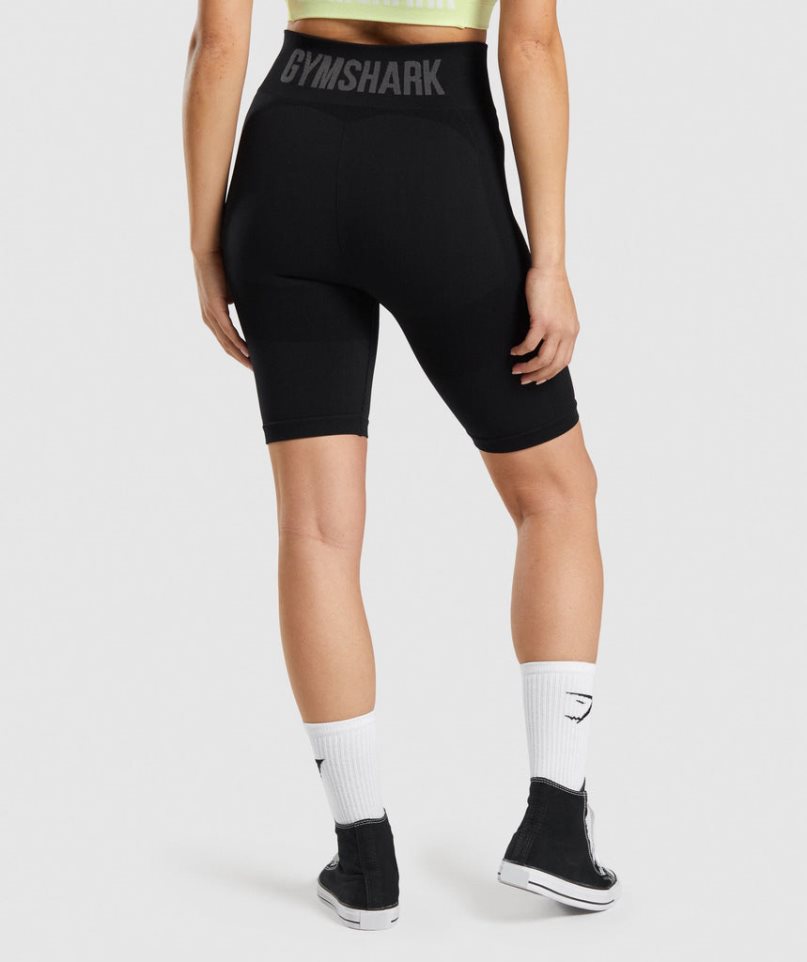 Gymshark Flex Cycling Kurze Hose Damen Schwarz | 35289JRSM