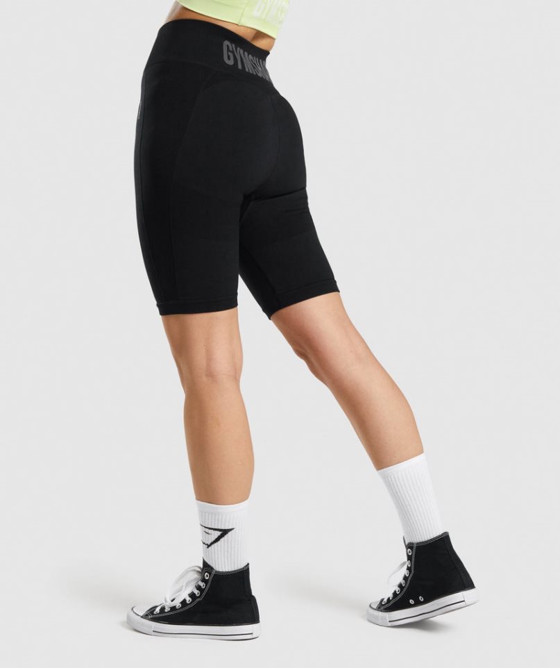 Gymshark Flex Cycling Kurze Hose Damen Schwarz | 35289JRSM