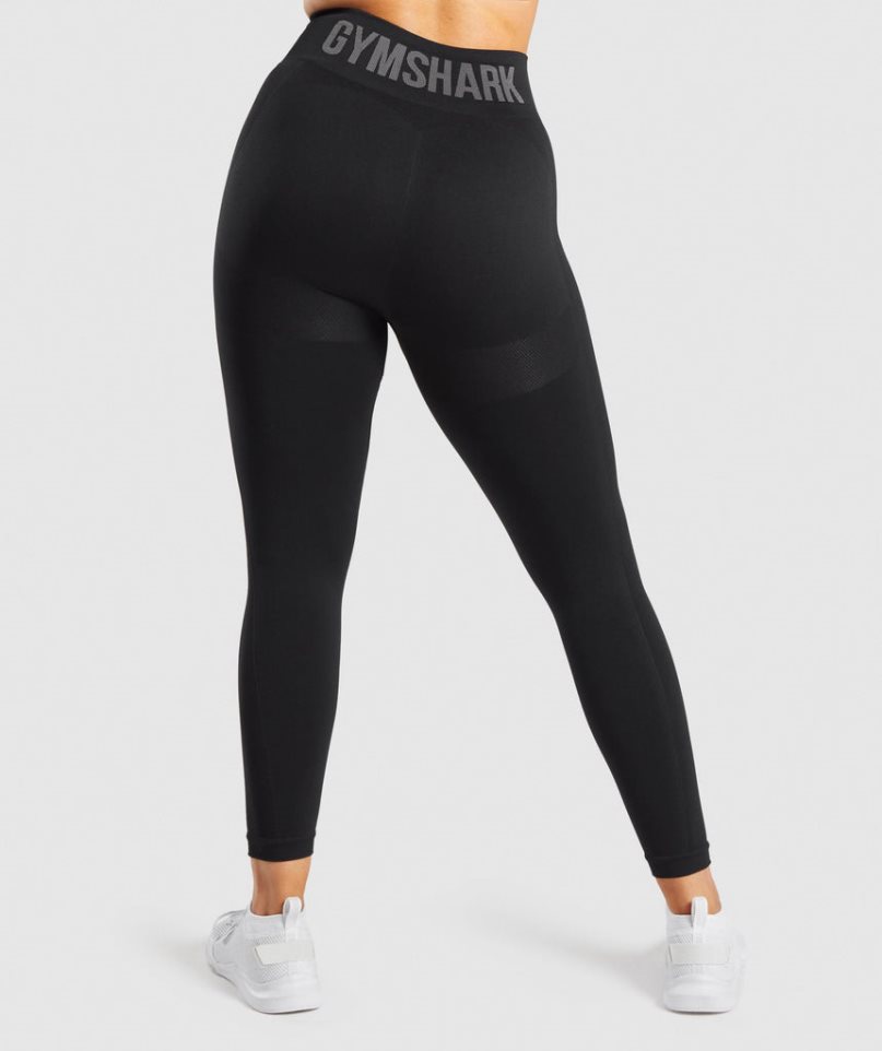 Gymshark Flex High Waisted Leggings Damen Schwarz | 02451XLPQ