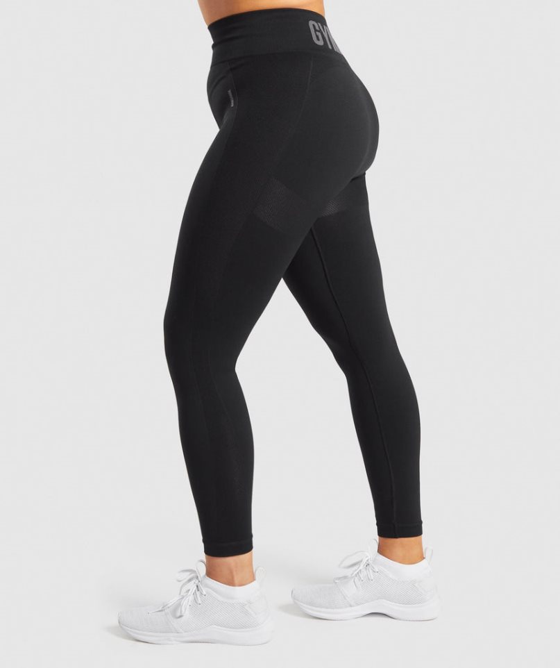 Gymshark Flex High Waisted Leggings Damen Schwarz | 02451XLPQ