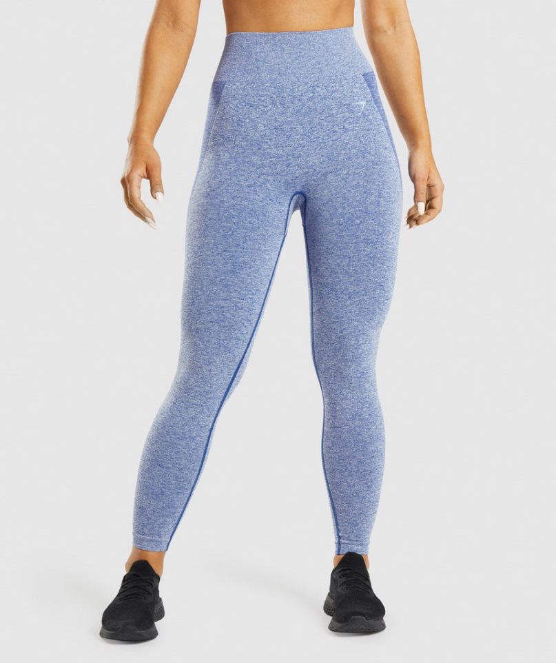 Gymshark Flex High Waisted Leggings Damen Blau | 20375HXBM