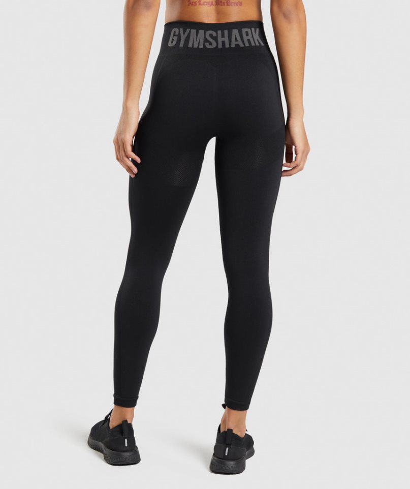 Gymshark Flex High Waisted Leggings Damen Schwarz | 26754OUGX